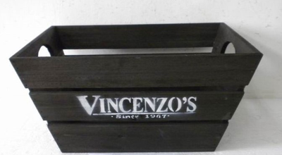 VINCENZO's Wood Crate - Black